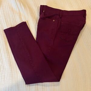 Lilly Pulitzer Purple Skinny Jeans with Smooth Denim